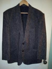Мужской пиджак , размер 50 , цвет темно-серый , Турция .