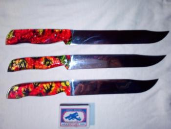 Подарочный набор из 3 кухонных ножей ручной работы
